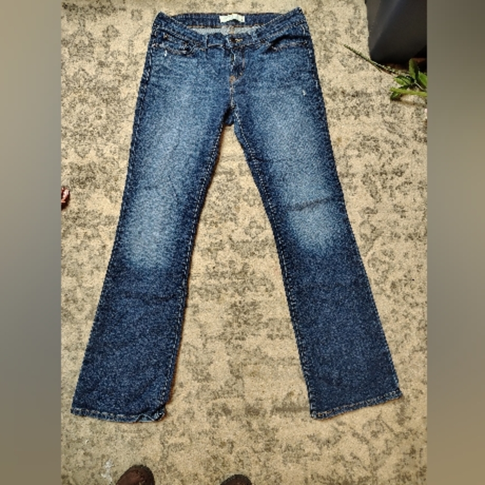 Levi's Dark Blue Women's Low Boot Cut Jeans 545
